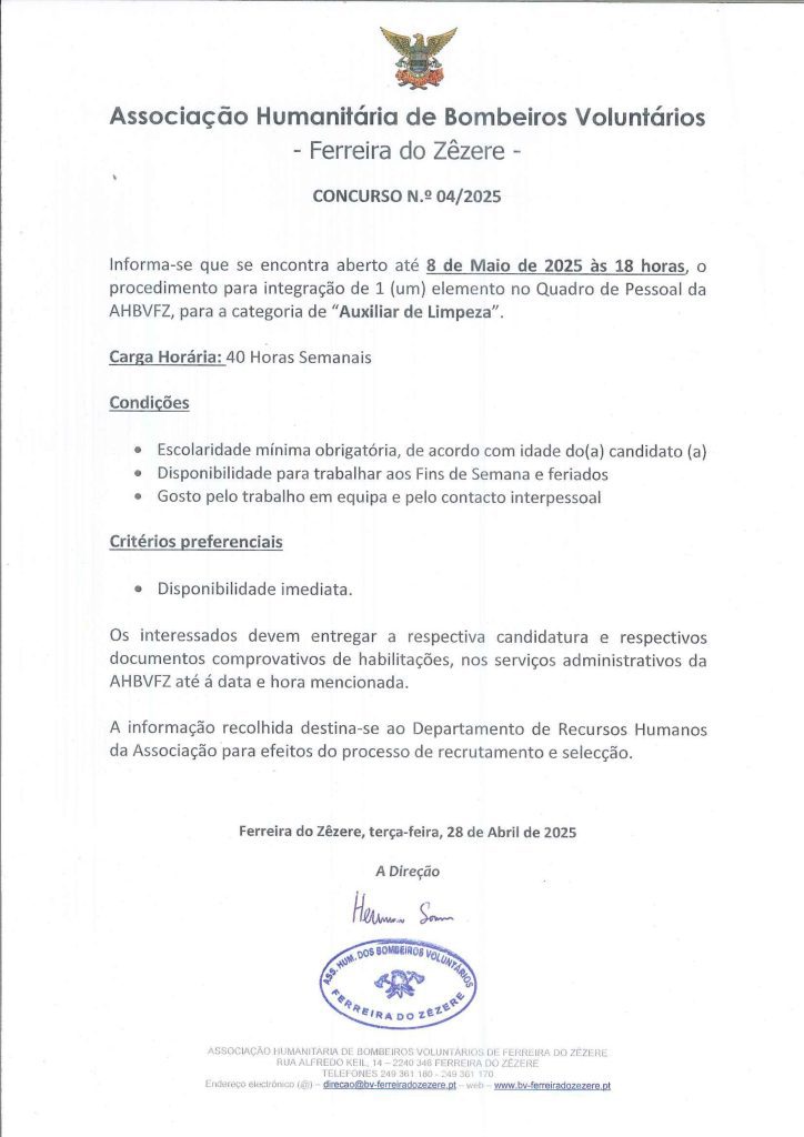 Concurso N.º 04/2025