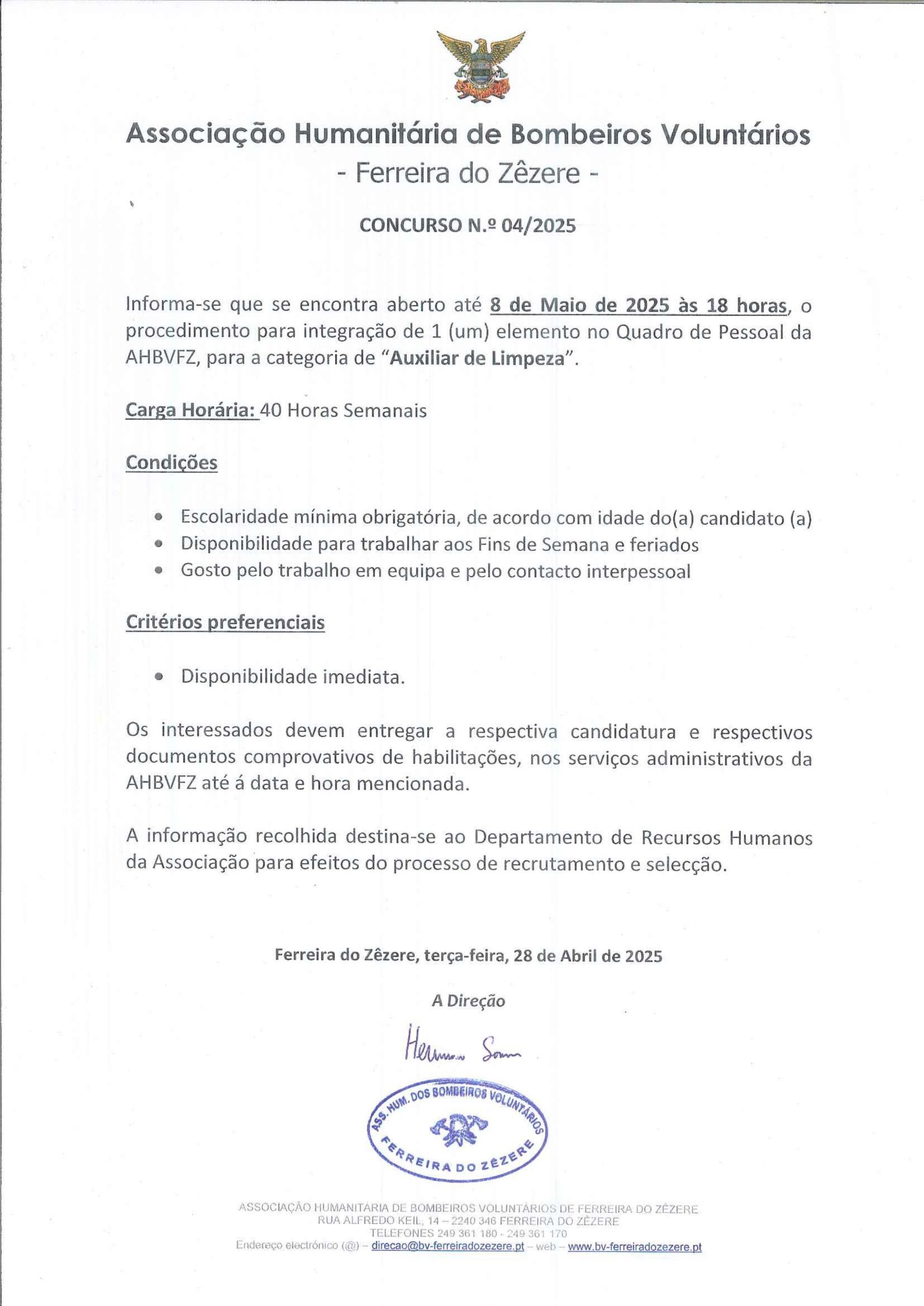 Concurso N.º 04/2025
