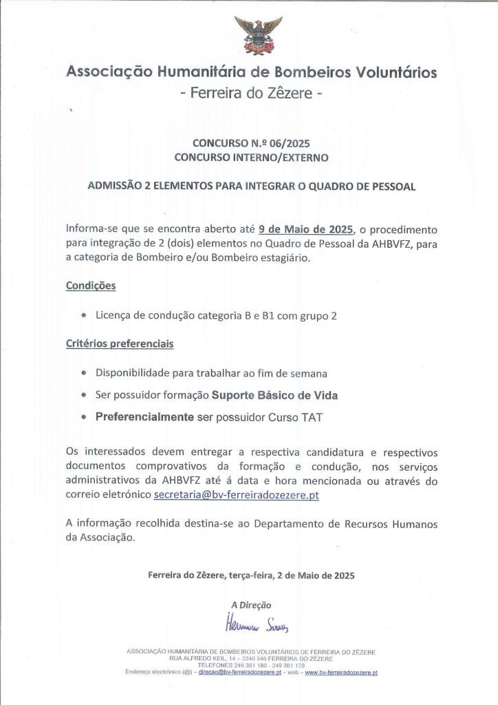 Concurso N.º 06/2025